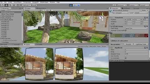 blender ,unity3d and google vr test run