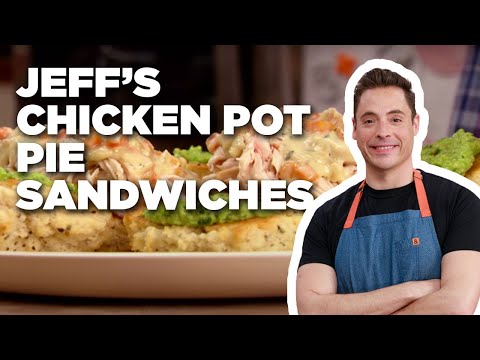 How to Make Jeff's Chicken Pot Pie Sandwiches | Food Network