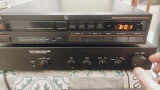 Amc 3025 Amplifier + Philips Cd 380.