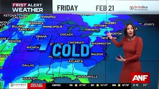 First Alert Forecast: One more cold day before a warm-up this weekend