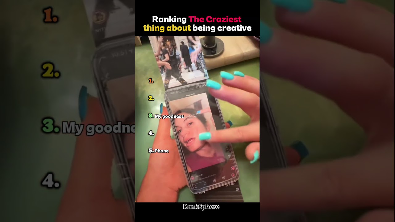 ranking the funniest craziest thing about being creative 