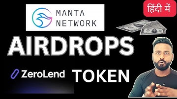 🪂ZEROLEND ($ZERO) Token AIRDROP for MANTA USERS/zkSYNC