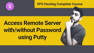 How to Access VPS Hosting Remote Server using Putty (Hindi)