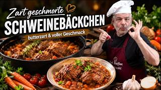 Der Geheimtipp Vom Küchenchef Schweinebäckchen Richtig Schmoren