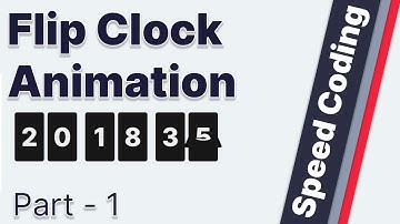 flip clock animation tutorial - part 1