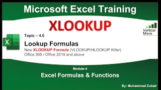 XLOOKUP | The Killer Function | Free Online Excel Course | Module 4-6 | Excel Formulas & Functions