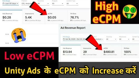 Unity Ads Low eCPM😥 || Increase Your eCPM Unity Ads🔥 || Grow eCPM || #UnityAds