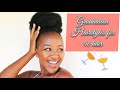 Graduation natural hairstyles |4c hair type|Using extensions|CocoMtyeku |South African Youtuber