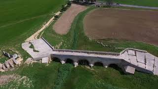 Puente Romano de Carmona a vista de drone