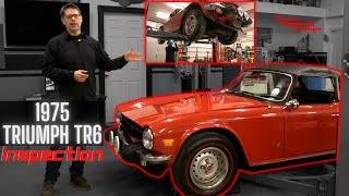 1975 Triumph TR6 In the Shop - Intro and Inspection / Walkaround - Vortex Garage