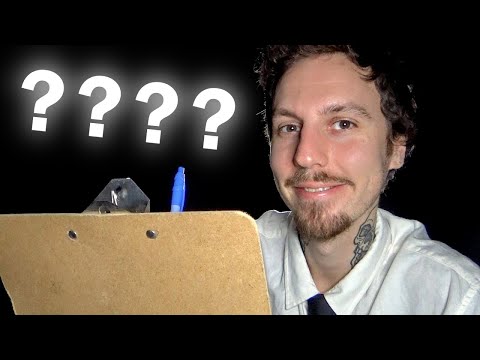 ASMR ASKING YOU PERSONAL QUESTIONS UNTIL YOU SLEEP (YOU CAN CLOSE YOUR EYES)