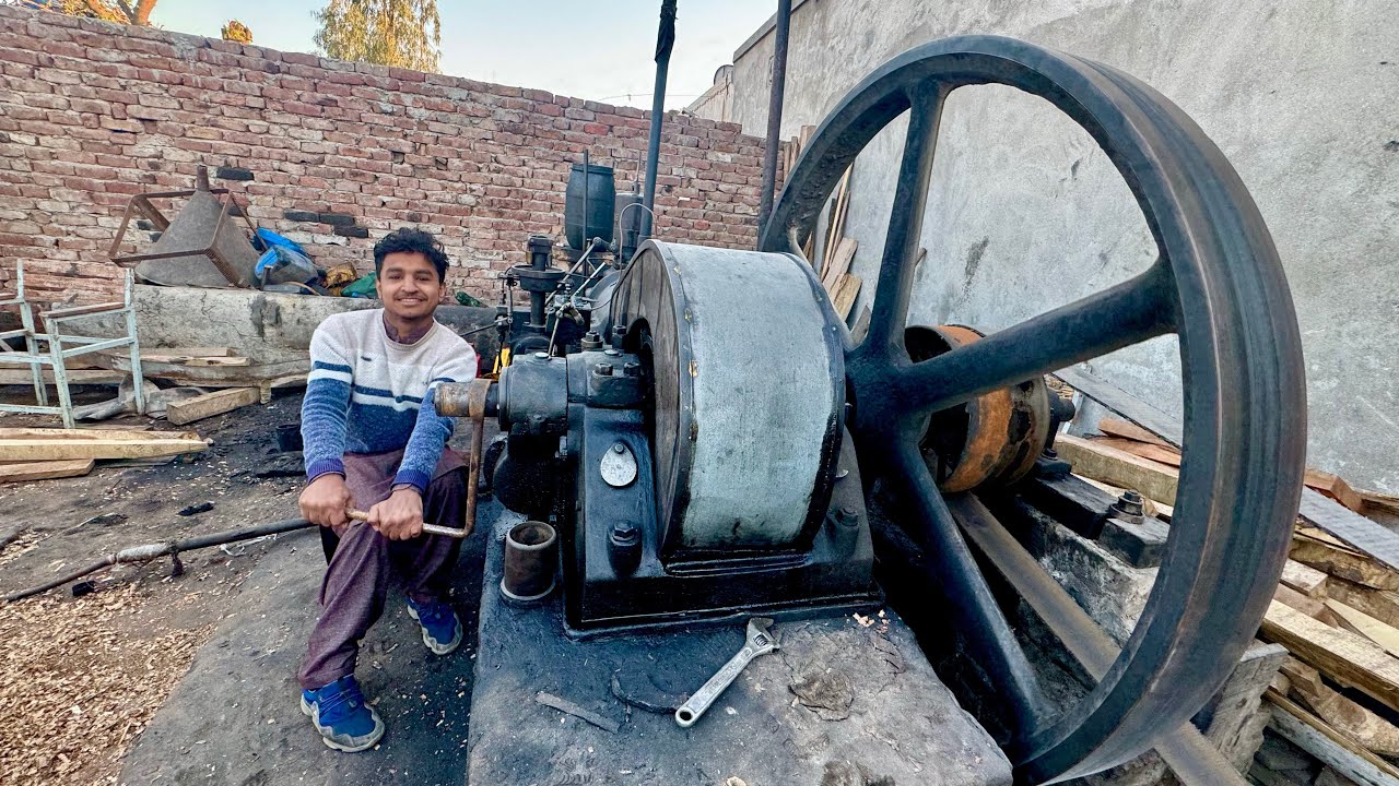 Unbelievable Cold Weather Startup Of Diesel Engine –Fairbanks Morse