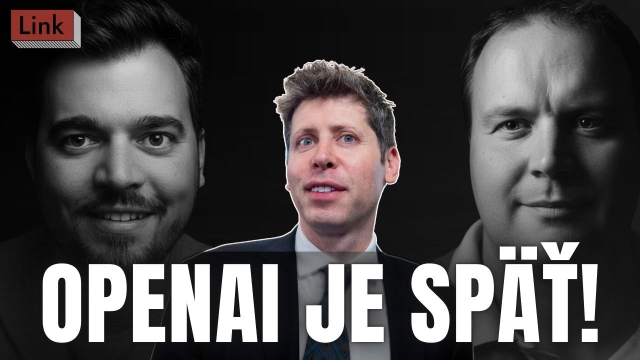 OpenAI je späť na koni, na teraz. Vysvetľujeme Muskove machinácie. AI v Číne je väčšie ako tušíme
