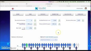 FutureNet-A social Platform That Pays-Explanation of Matrix Earnings!