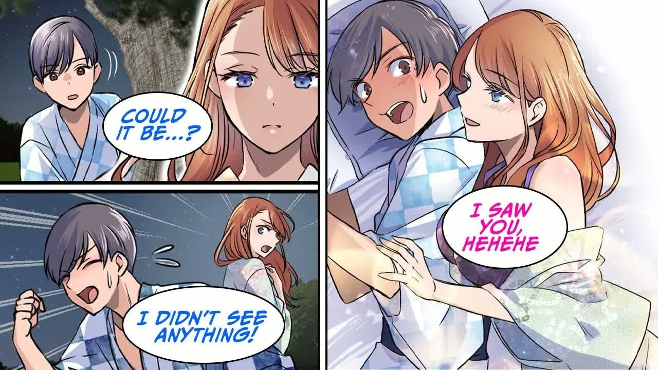 RomCom Witnessed a beautiful woman's secret at a hot spring inn  The next morning Manga Dub