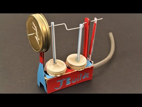 DIY Balloon Engine - Homemade Air Engine