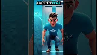 Can Jumping Save You in a Falling Elevator? #facts #scienceexplained #science #animation