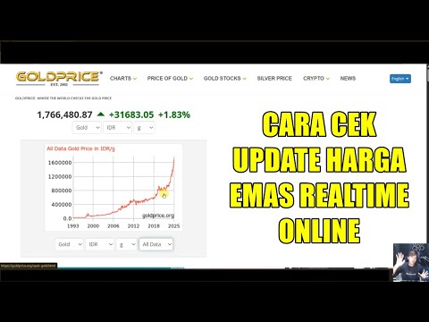 Cara cek update harga emas terbaru realtime secara online