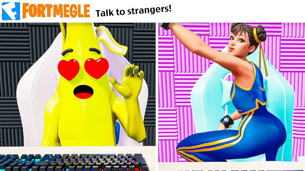 I played Omegle in Fortnite!!