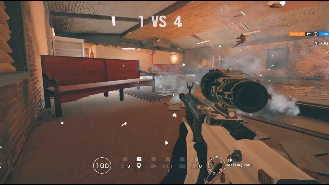 Intense 1v4 Ace Clutch - Rainbow Six Siege - YouTube