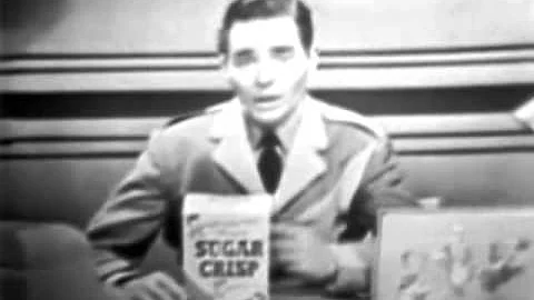 CAPTAIN VIDEO - Post's Sugar Crisps Commercial (DuMont TV) (1950) | Don Hastings, Al Hodge
