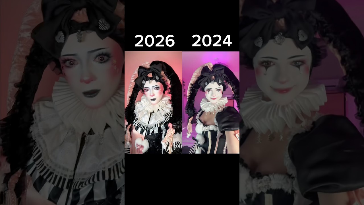 2026 VS 2024 - Which one do you prefer? I LOVE them both… #makeuptransformation #makeup #cosplay