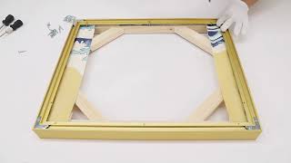 FOLKOR Metal Floating FrameStep-by-step Assembly Instruction