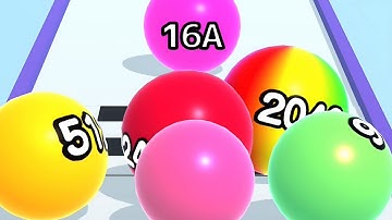 Ball Run 2048 - All Levels Gameplay Android, iOS ( Levels 62 )