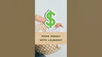 💲How to Make MONEY with Laundry! 💸 Perfect Work from Home Side Hustle!