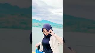 cewek cantik hijab hitam #shorts  @dunia kompilasi