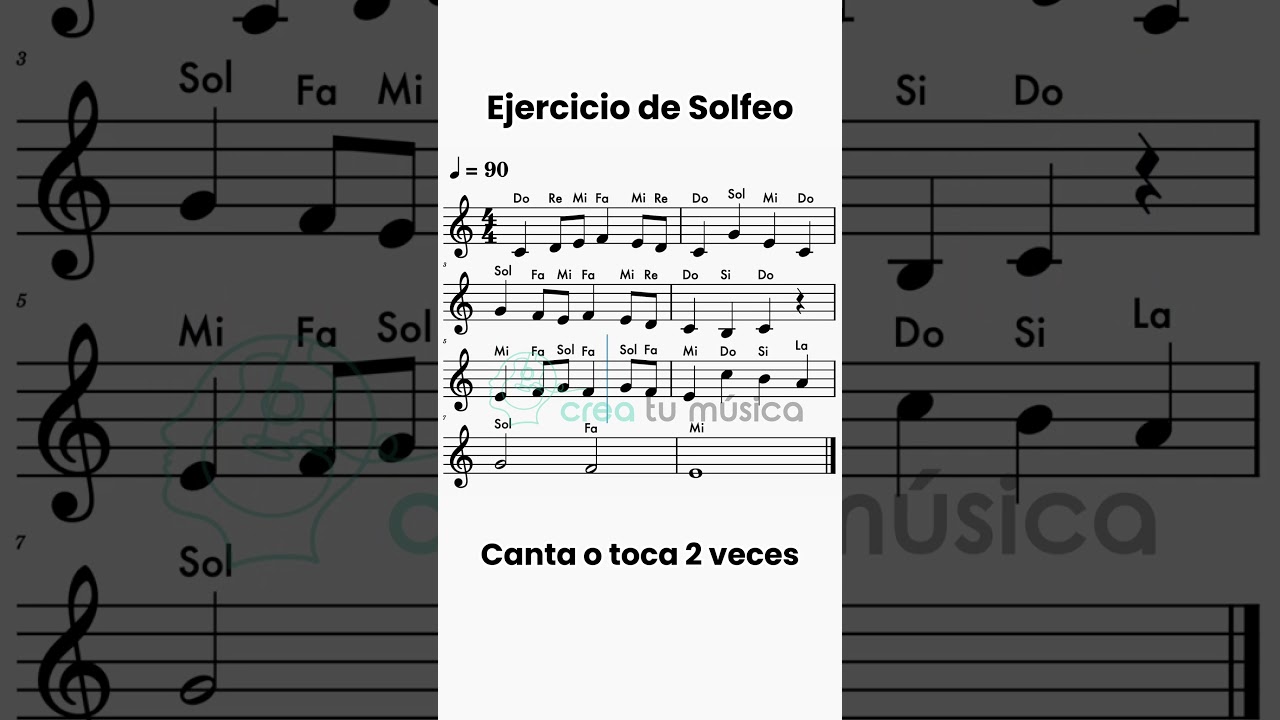 Ejercicio de Solfeo 1