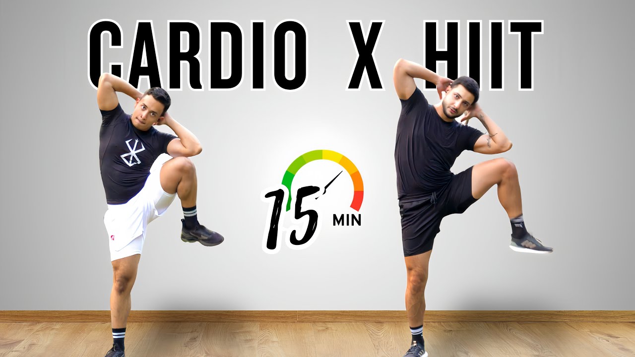 15 MIN CARDIO HIIT para perder barriga rápido, sem equipamentos e em casa