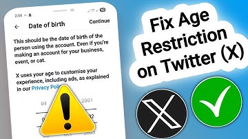 How To Fix Age Restriction on X (Verify Your Account)
