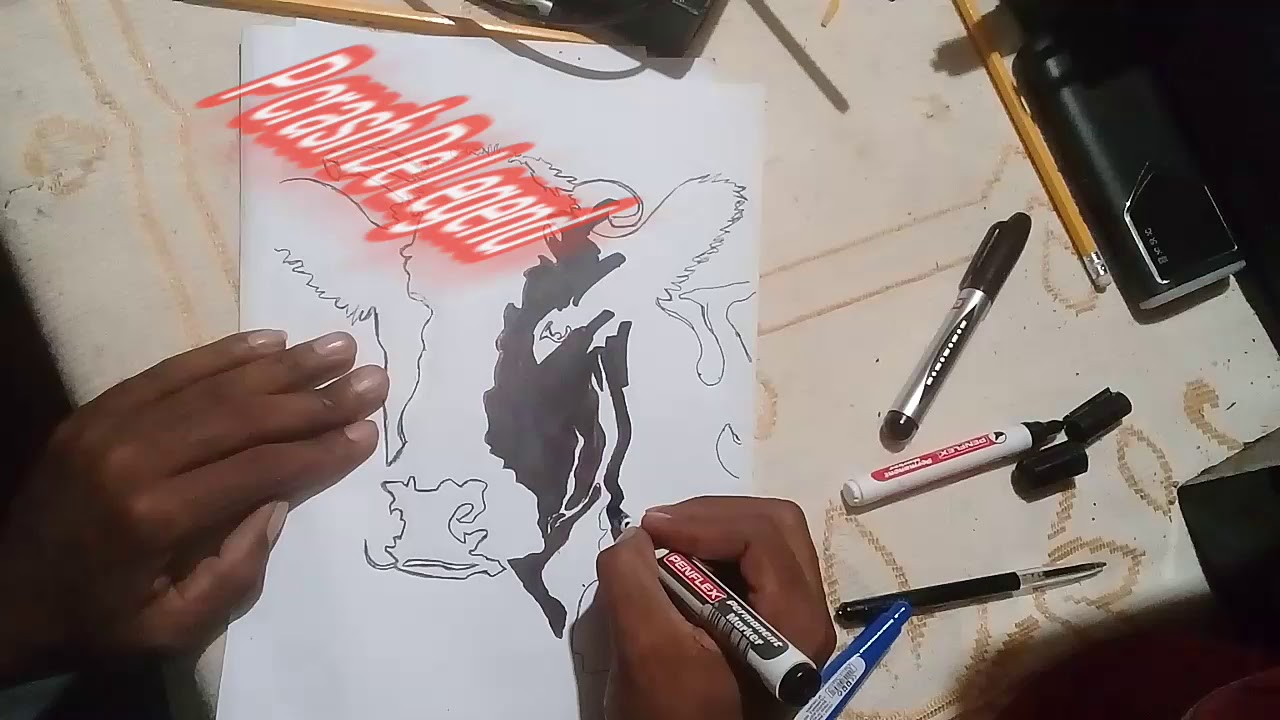 female cow stencil by P crash