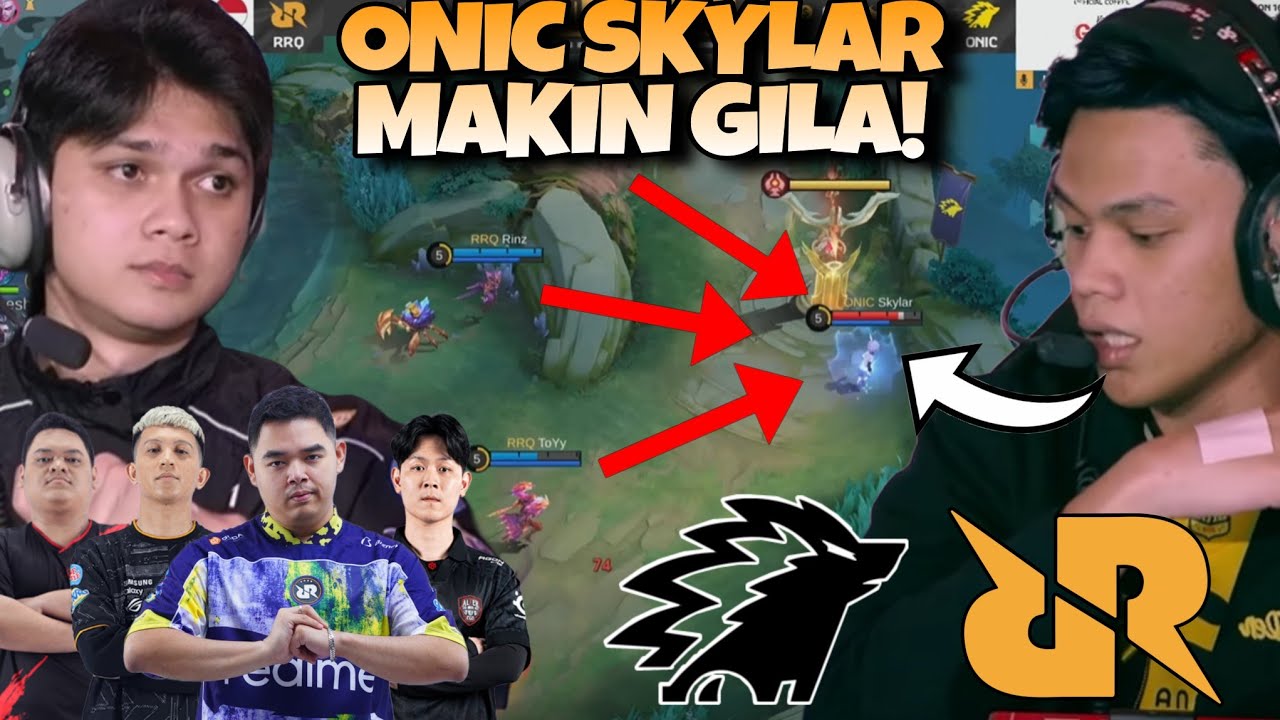SKYLAR MAKAN APA DIONIC ?! MALAH MAKIN JAGO COK !! RRQ VS ONIC MATCH 2 - MPL S16