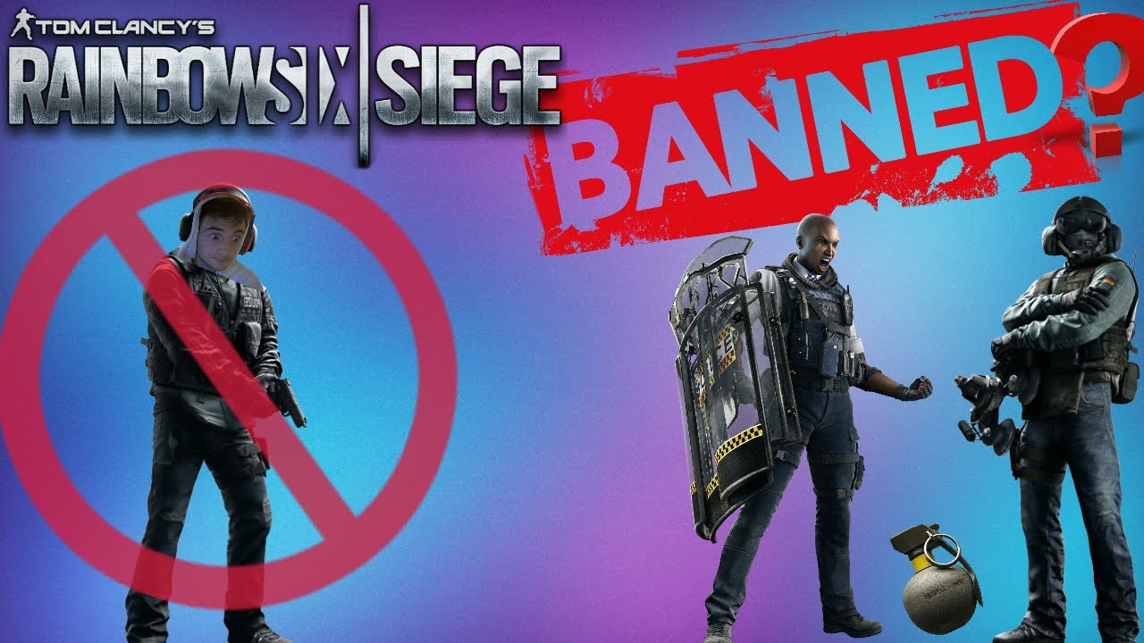 Baned Screen R6 BANNED?!? - Funny Moments Rainbow 6 Siege - YouTube