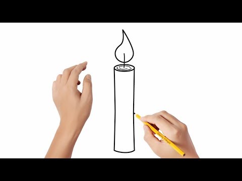 Video: Cómo Dibujar Una Vela