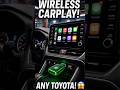 Wireless CarPlay in Any Toyota! 😱 #shorts #cartech