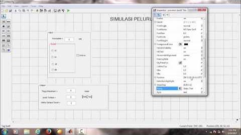 CARA MEMBUAT SIMULASI PELURU MENGGUNAKAN GUIDE MATLAB OLEH LEGIA AYU GUSTINA FPK UNRI