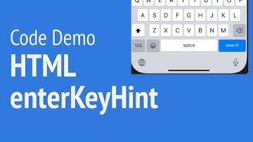 [code Demo] HTMLElement.enterKeyHint to customize enter key label | JSer - as a Front-End developer