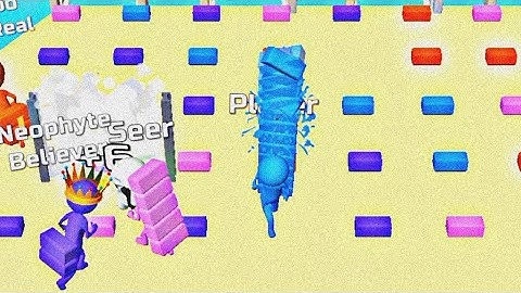 Bridge Race — Android, ios Gameplay | Level — 1,2&3