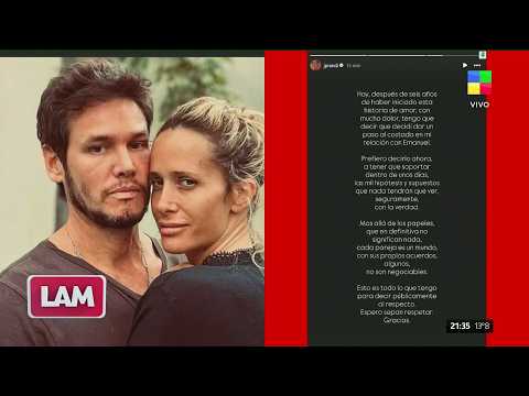 💔 JULIETA PRANDI Y EMANUEL ORTEGA, SEPARADOS
