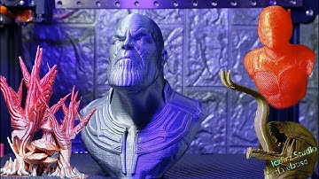 4 support free 3d print timelapse