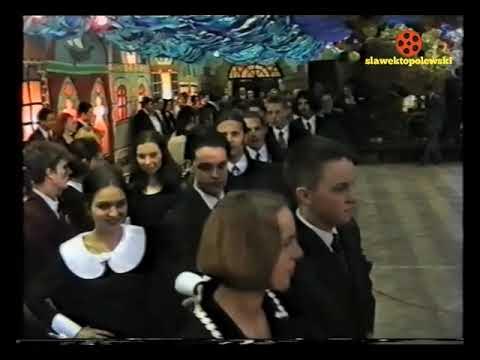 Żuromin 1997. Studniówka w Liceum Ogólnokształcącym im. Marii