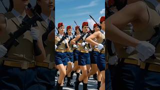 Dangerous army girl's training #shorts #youtubeshorts