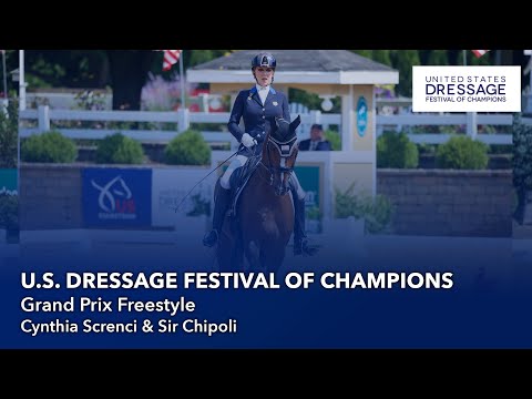 Cynthia Screnci Sir Chipoli Grand Prix Freestyle Adequan USEF Para Dressage Natl Championship