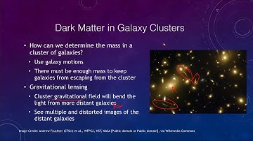 Lesson 28 - Lecture 3 - Dark Matter - OpenStax