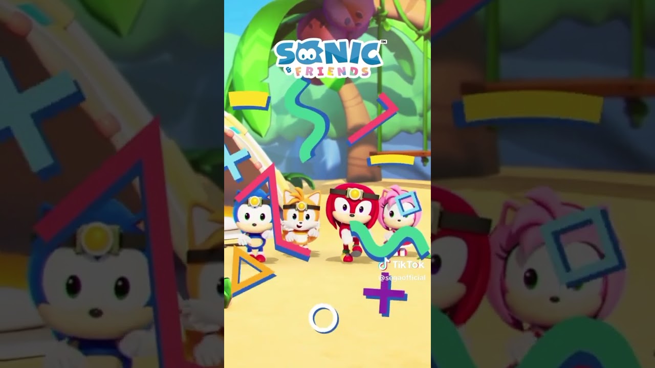 Sonic & Friends Short - Team Sonic Cute Dancing