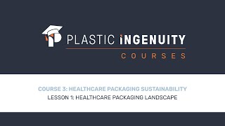 Course 3: Healthcare Packaging Sustainability, Lesson 1: Healthcare Packaging Landscape
