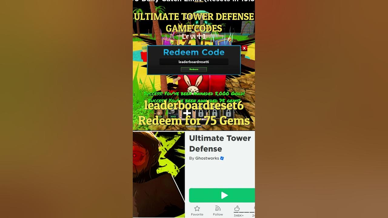 NEW! (2022) ⚔️ Roblox Ultimate Tower Defense Simulator Codes ⚔️ ALL  *UPDATE* CODES! 